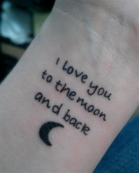 20+ I Love You to The Moon and Back Tattoo Ideas - Hative