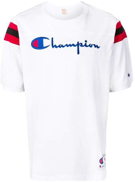 Champion Embroidered Logo T-shirt | Shirts, Shirt shop, T shirt