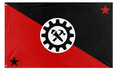 Union of Syndicalists (Anarcho-Syndicalist Party) flag (Cortex ...