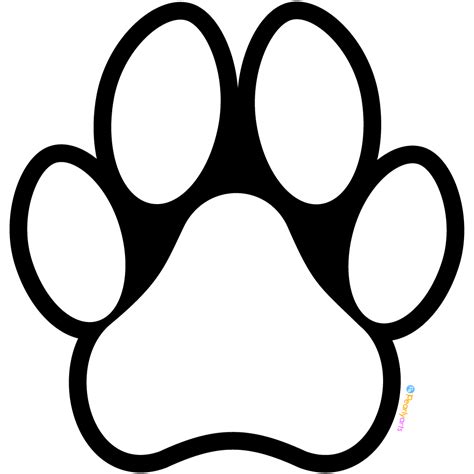 FREE Dog Paw Print Clipart (Royalty-free) | Pearly Arts