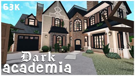 Cheap dark academia Home | Welcome to Bloxburg (no advanced placing ...