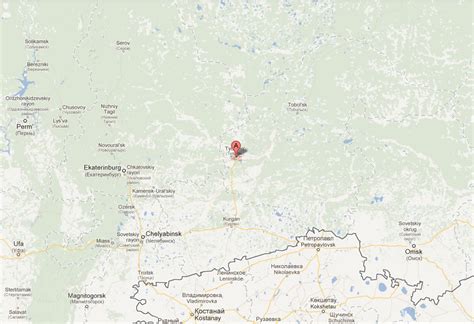 Tyumen Map - Russia