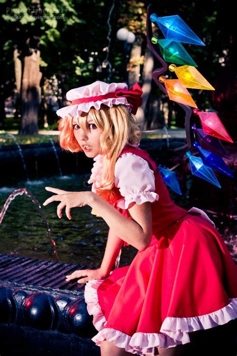 Final Fantasy Cosplay Costumes: Cute Touhou Flandre Scarlet Cosplay