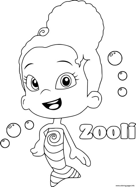 Free Printable Bubble Guppies Coloring Pages - Printable Templates