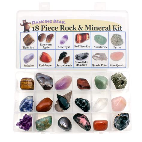 Buy Rock and Mineral Educational Collection in Collection Box -18 ...