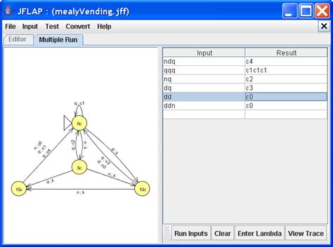 JFLAP: Mealy Machine Examples