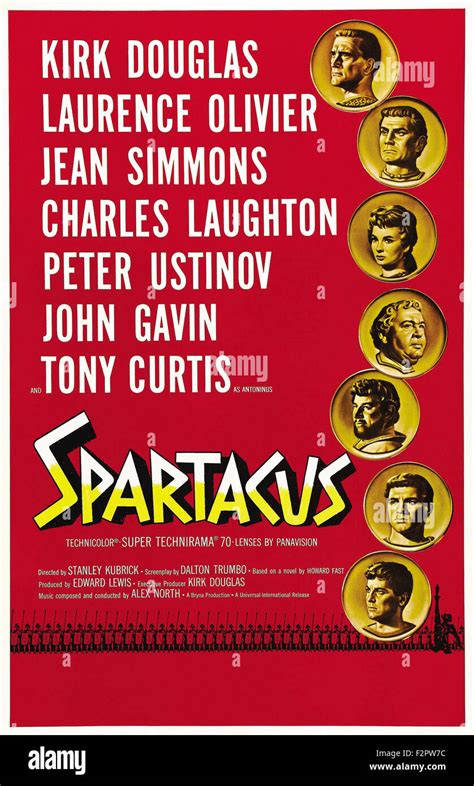 Spartacus - Movie Poster Stock Photo - Alamy