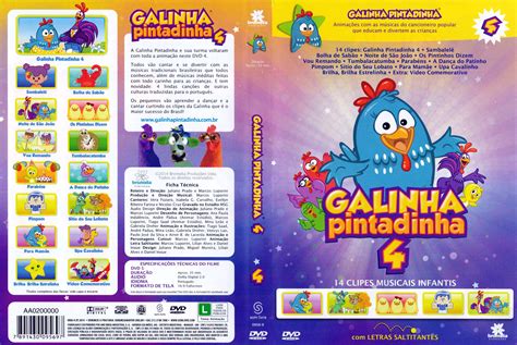 Capa DVD Galinha Pintadinha 4 - DVD Cover - Baixar Capas de Filmes e ...