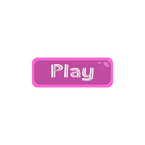 Premium Vector | Cute pink Play button. Vector illustration on white ...