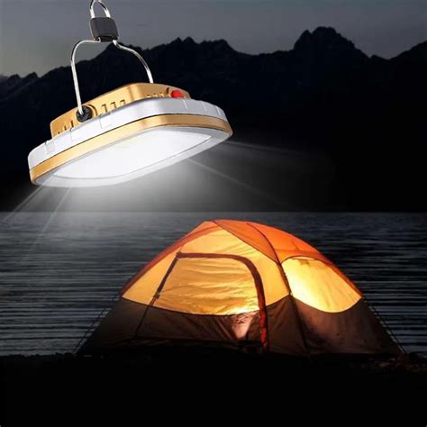 NEW Solar Powered Led Camping Light 3W 300lm USB Rechargeable LED Solar ...