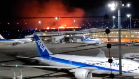 How passengers escaped a JAL fireball in Tokyo | Newshub