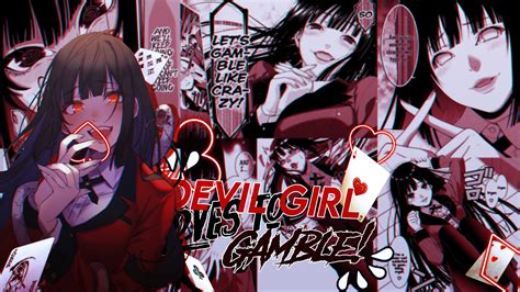 Yumeko Jabami Kakegurui Red Desktop Wallpaper Cute Laptop Wallpaper ...