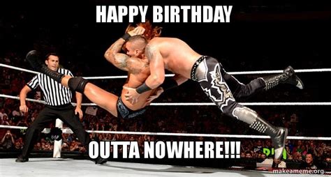 WWE Happy Birthday Meme