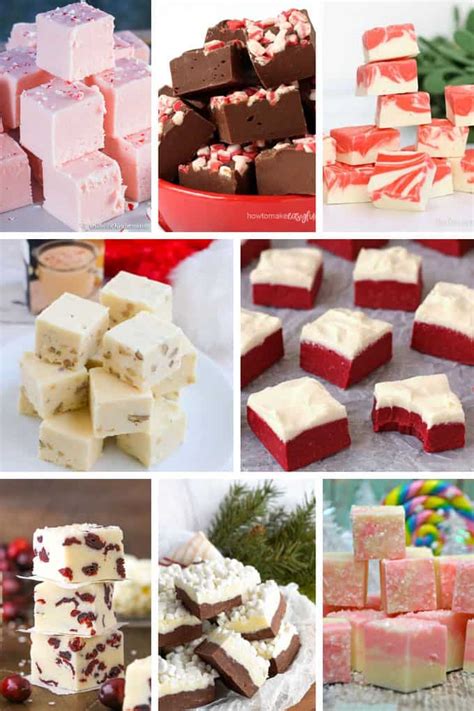 30 CHRISTMAS FUDGE RECIPES, fun, unique food gift ideas.