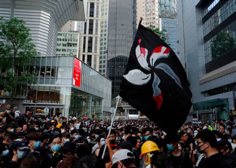 Iconic Black Flag Logo Gets The Hong Kong Protest Treatment - We Back ...