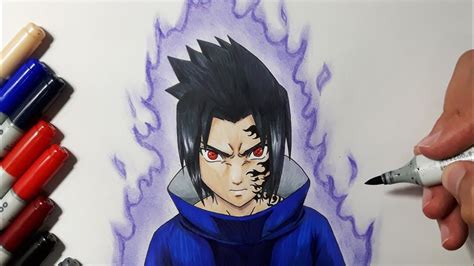 Sasuke Uchiha Drawing Easy