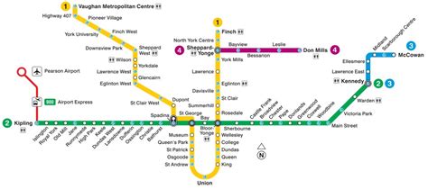 Toronto Subway Map 2024 | TORONTO-INFO