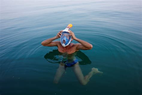 28 People Swam Across The Dead Sea to Prove a Point About The Environment