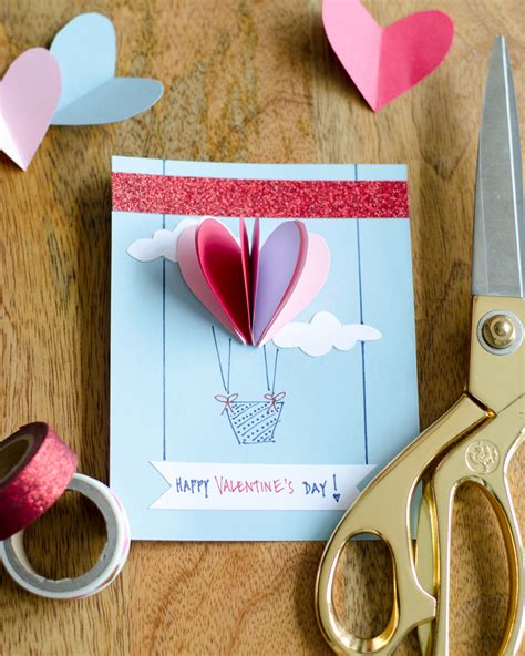 Easy DIY Valentines Cards Using Simple Folded Paper Hearts