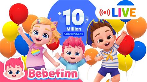 LIVE🔴 Bebefinn Best Nursery Rhymes | Healthy Habits for Kids - YouTube