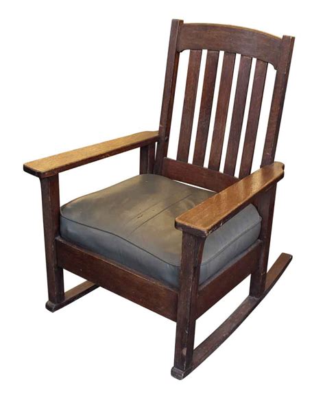 Stickley Oak Rocking Chair | Olde Good Things