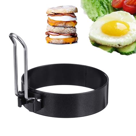 1/2/4 PCS Fried Egg Mold Non Stick Ring Round Egg Pancake Maker Mold ...