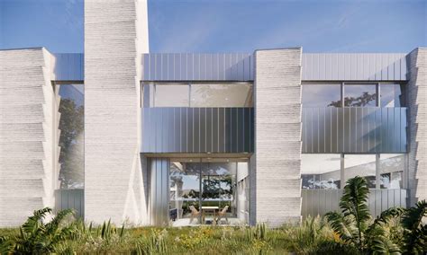 The first 3D-printed, two-story concrete home in the U.S.