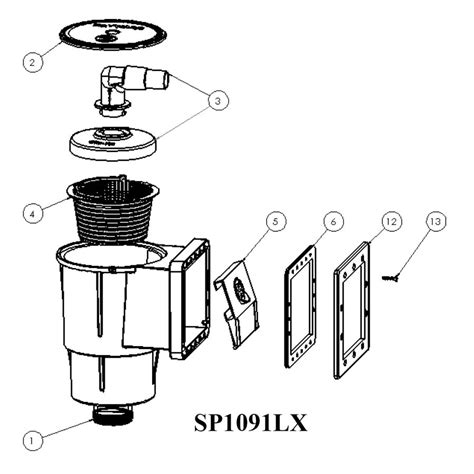 Hayward - Skimmer Parts - Automatic Skimmers - SP1091LX - SP1091WM