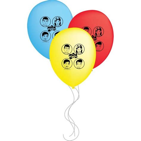 THE WIGGLES Pack of 6 Party Balloons Kids Birthday Decorations - Etsy