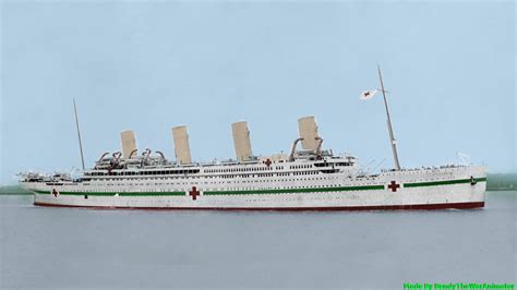 HMHS Britannic In Colors by bendythewaranimator on DeviantArt