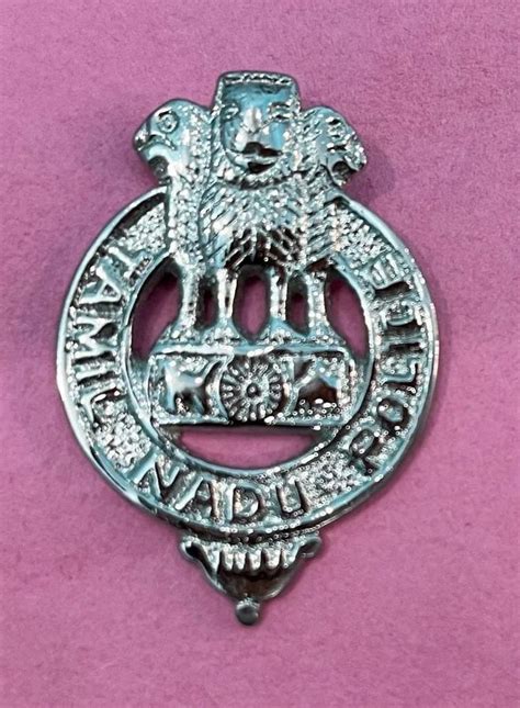 Tamil Nadu Police Badge at Rs 5/piece | Police Name Badge in Aligarh ...