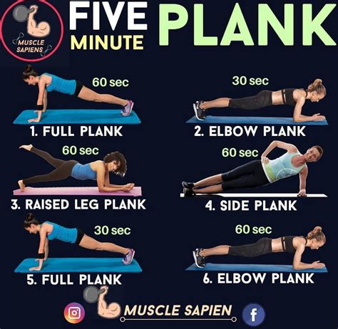 5 minute Plank Exercise