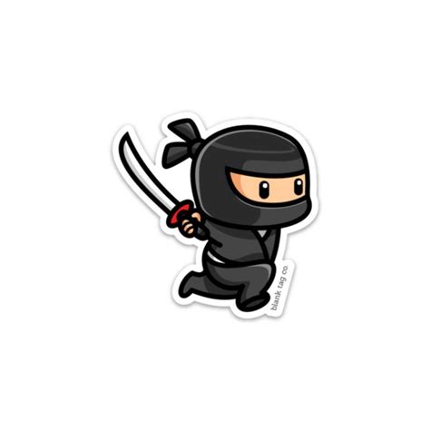 The Ninja Sticker | Stickers, New sticker, Kawaii stickers