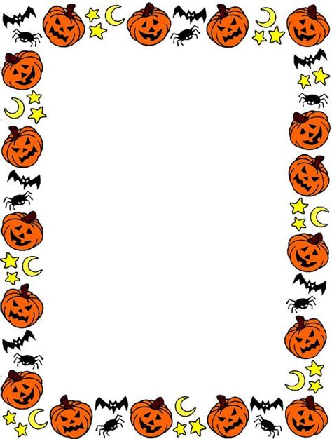 545x720 Halloween Border Clipart Free Images | Halloween borders ...