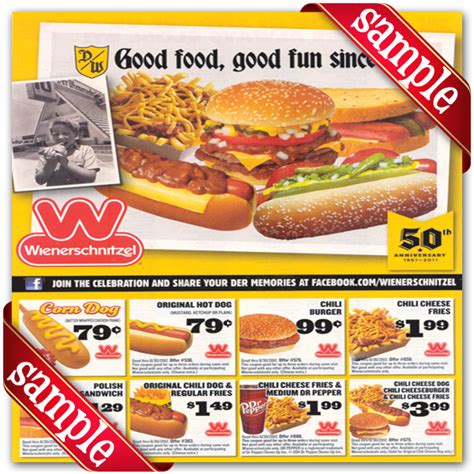 Wienerschnitzel – Free Printable Coupons