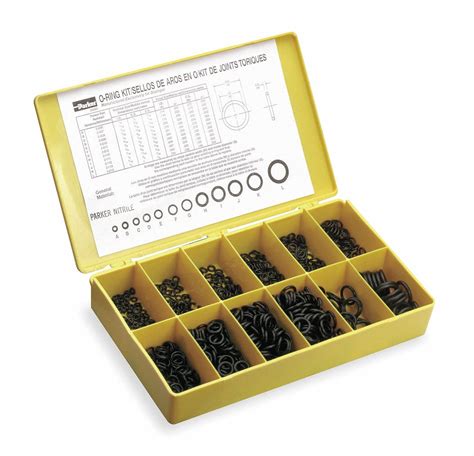 Buna N O Ring Kit; Number of Pieces: 1050 - Grainger