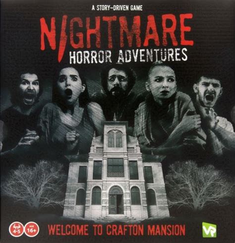 Nightmare Horror Adventures: Welcome to Crafton Mansion Board Game ...