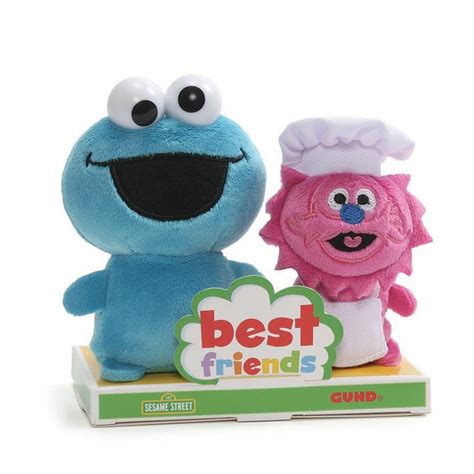 GUND - Sesame Street - Cookie Monster & Gonger BFF Set, 4 - Walmart.com ...