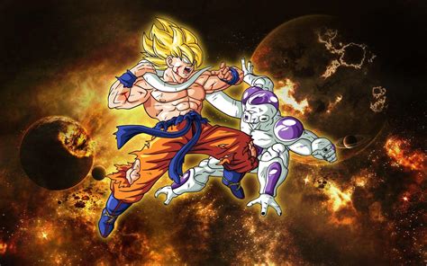 Goku Super Saiyan Vs Frieza Wallpaper