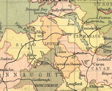 History of County Leitrim | Map and description for the county