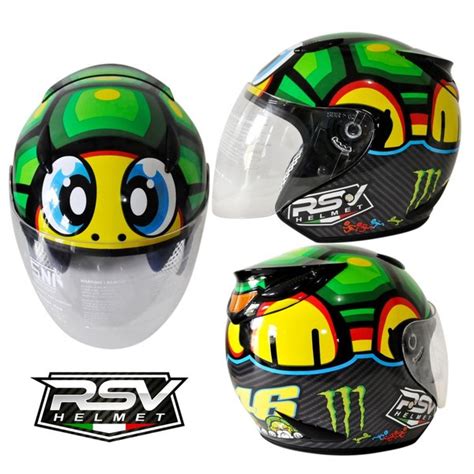 Jual RSV Helmet, Replika MotoGP VR46-Turtle di Lapak DshoppohsD | Bukalapak