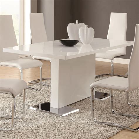 Table, chair | White dining room table, Modern dining room set, White ...