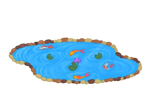 Fish Pond Clipart Transparent Background, Fish Clipart, Background ...