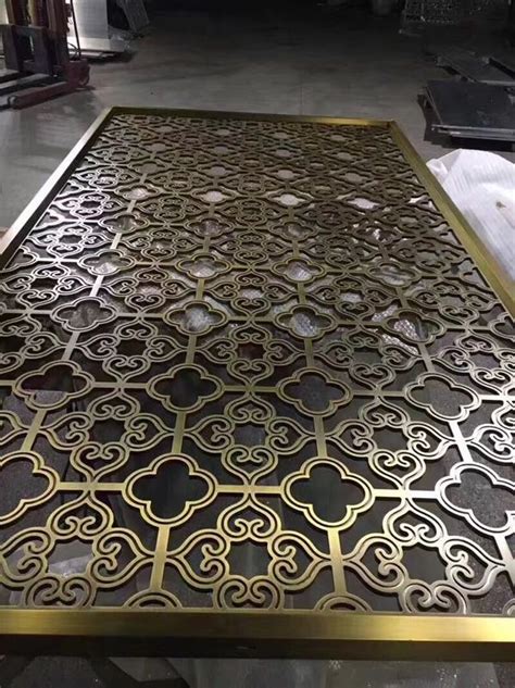 Aluminum Carved Perforated Metal Screen Decorative Exterior Metal Wall ...