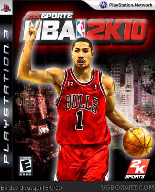 NBA 2K10 PlayStation 3 Box Art Cover by davidpasquill