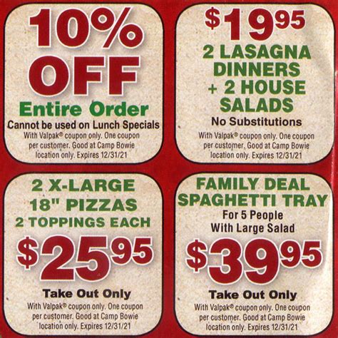 Buddy's Pizza Coupons Printable