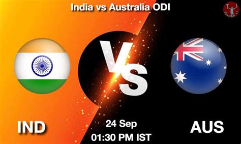 IND vs AUS Dream11 Prediction, Team, Live - Cricket - 24-Sep-2023