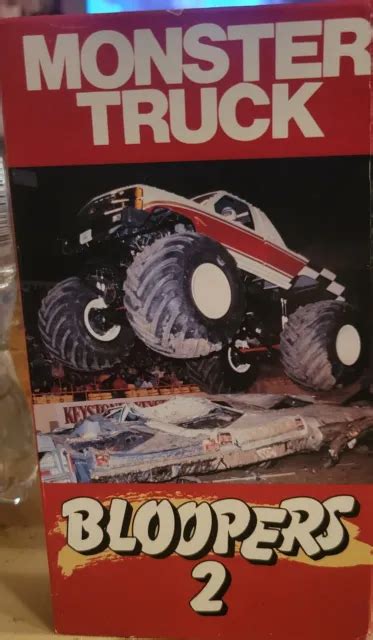 MONSTER TRUCK BLOOPERS 2 VHS 1992 Motor Spectacular Bigfoot Grave ...