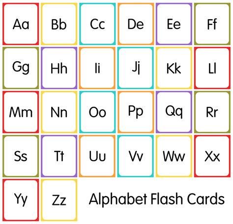 Alphabet Chart Upper And Lowercase Printable