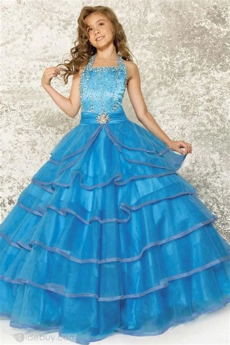 Custom Children Princess Dresses Ball Gown Performance Evening Party ...